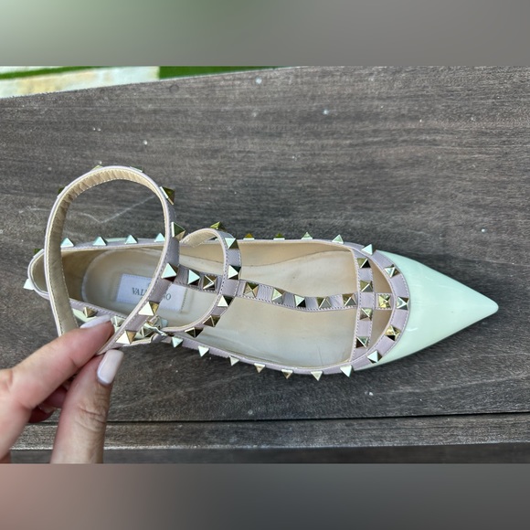 Valentino studded flats only worn once in perfect condition!!! - Picture 6 of 15